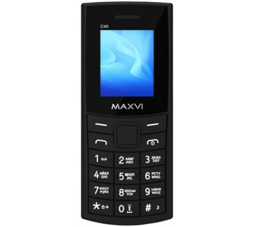 Мобильный телефон Maxvi C40, Черный