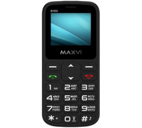 Мобильный телефон Maxvi B100i, Черный