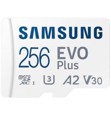 Флеш-накопитель MicroSD 256Гб Samsung Evo Plus Class 10 (С адаптером)