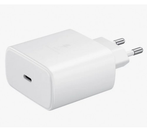 Сетевое зарядное устройство Samsung USB-C PD 45W, белый, оригинал