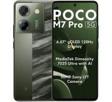 Смартфон Xiaomi Poco M7 Pro 5G 12/512, зеленый
