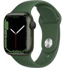 Смарт-часы Apple Watch Series 7 41mm Aluminium with Sport Band RU, зеленый клевер