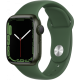 Смарт-часы Apple Watch Series 7 41mm Aluminium with Sport Band RU, зеленый клевер