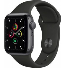 Смарт-часы Apple Watch Series SE, 40мм, корпус из алюминия цвета «серый космос», спортивный ремешок