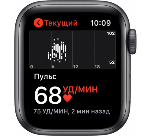 Смарт-часы Apple Watch Series SE, 40мм, корпус из алюминия цвета «серый космос», спортивный ремешок