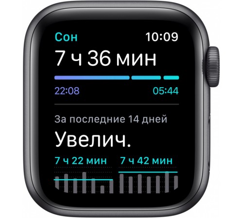 Смарт-часы Apple Watch Series SE, 40мм, корпус из алюминия цвета «серый космос», спортивный ремешок