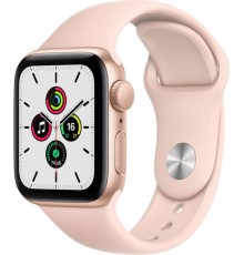 Смарт-часы Apple Watch Series SE, 40мм, корпус из алюминия золотого цвета, спортивный ремешок