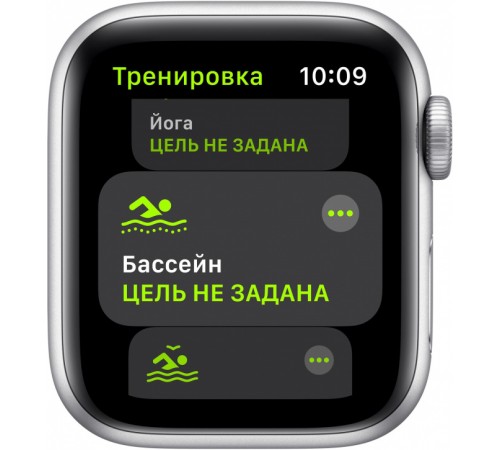 Смарт-часы Apple Watch Series SE, 40мм, корпус из алюминия серебристого цвета, спортивный ремешок