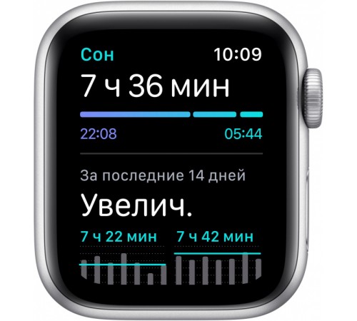 Смарт-часы Apple Watch Series SE, 40мм, корпус из алюминия серебристого цвета, спортивный ремешок