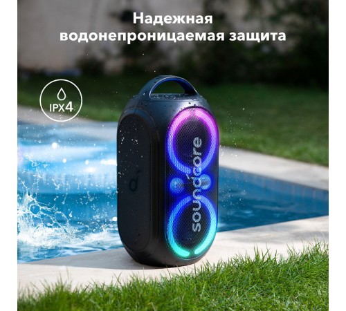 Колонка Soundcore Rave Party 2 Bluetooth/AUX/USB/TF, Черная