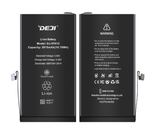 АКБ для Apple iPhone 12 / 12 Pro DEJI 2815mAh