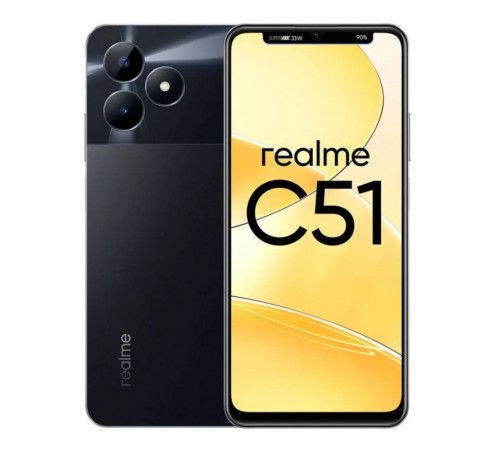 Смартфон Realme C51 4/128GB Черный (RU)