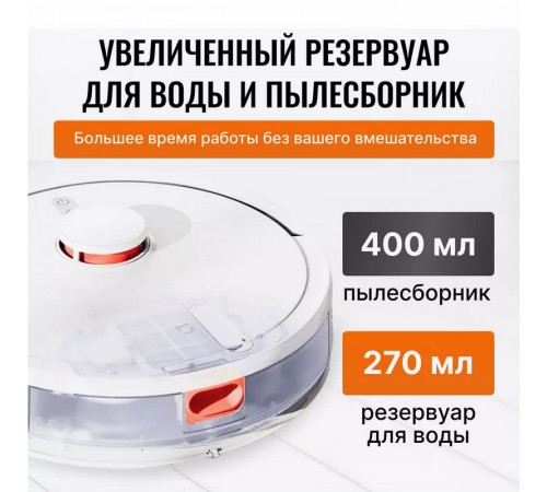 Робот-пылесос Xiaomi Mijia 3C Plus (C103CN) Sweeping Vacuum Cleaner, белый