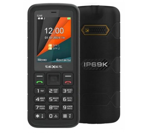 Мобильный телефон TeXet TM-524R, Черный